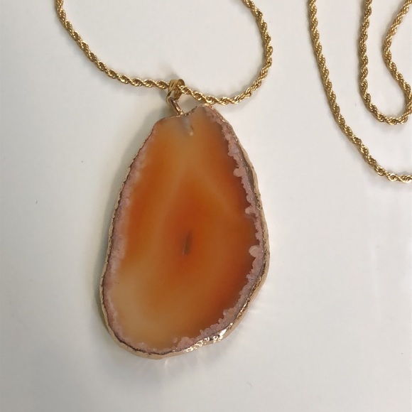 Stone Pendant Necklace - Picture 4 of 6